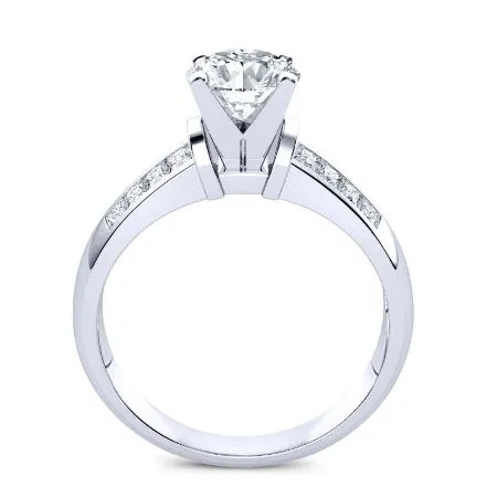 Heather - GIA Natural Cushion Diamond Engagement Ring