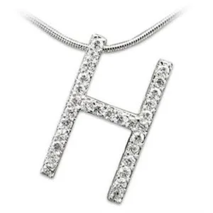 High-Polished 925 Sterling Silver Pendant with AAA Grade CZ in Clear for Women Clear Stone Color Style LOA259