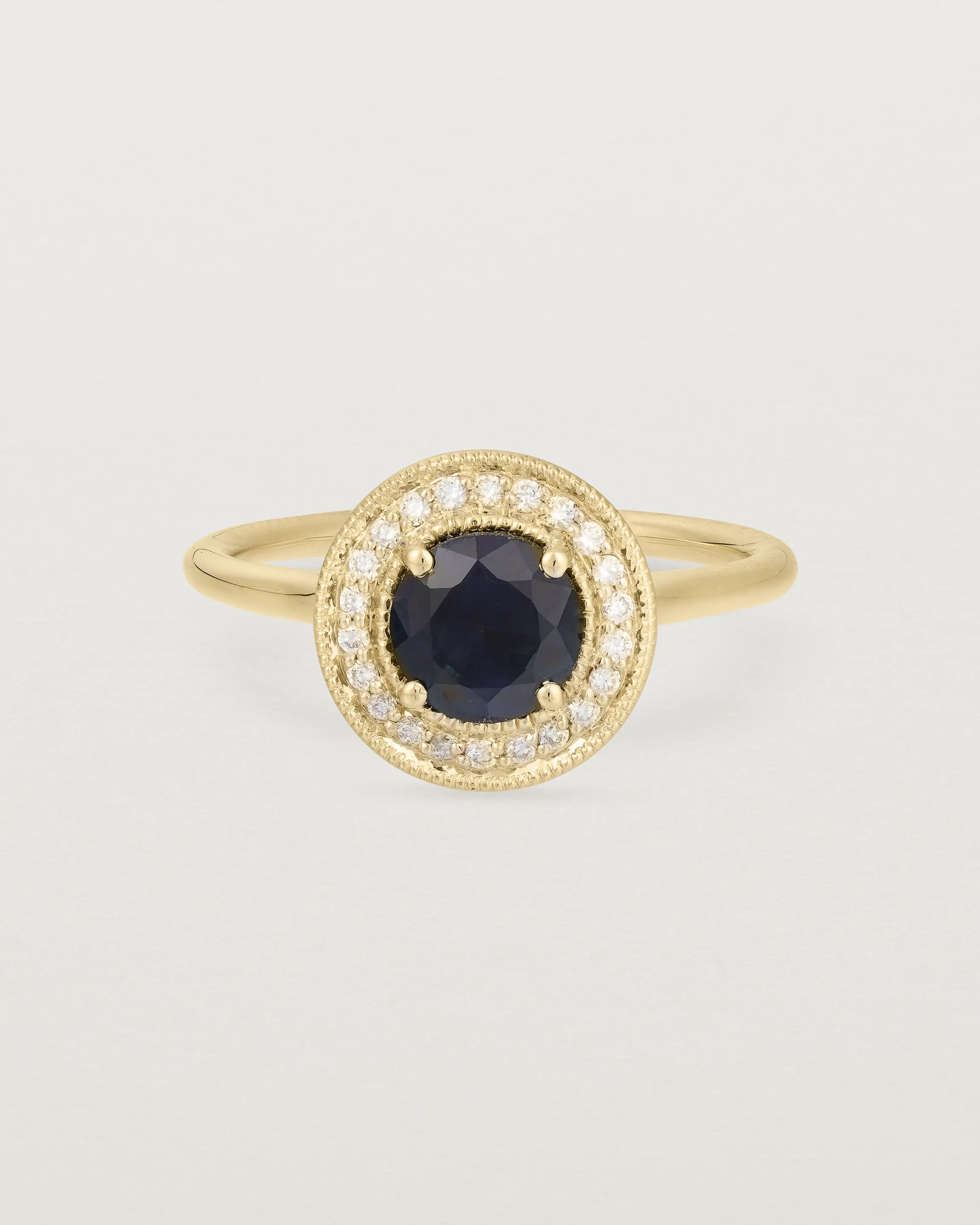 Imogen Halo Ring | Australian Sapphire & Diamonds