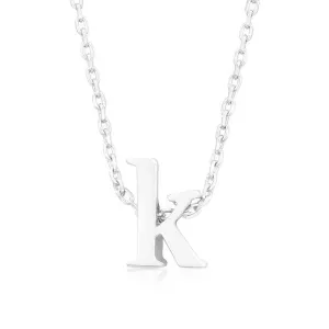 Initial K Silver Pendant