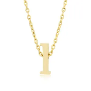 Initial L Gold Pendant