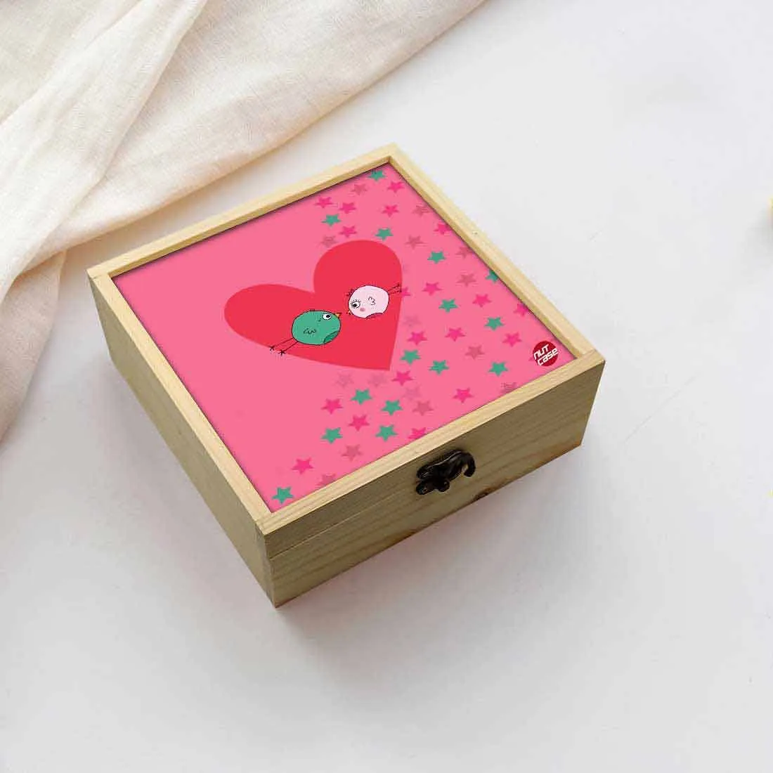 Jewellery Box Makepup Organizer -  Cute Birds