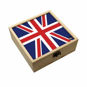 Jewellery Box Makepup Organizer -  Uk Flag