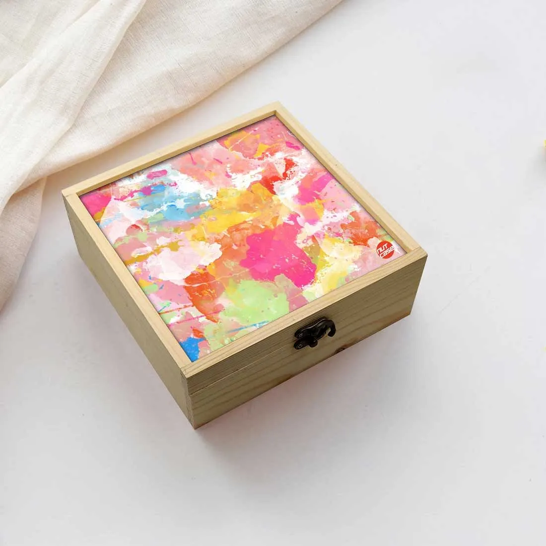 Jewellery Box Makepup Organizer -  Watercolor Shades