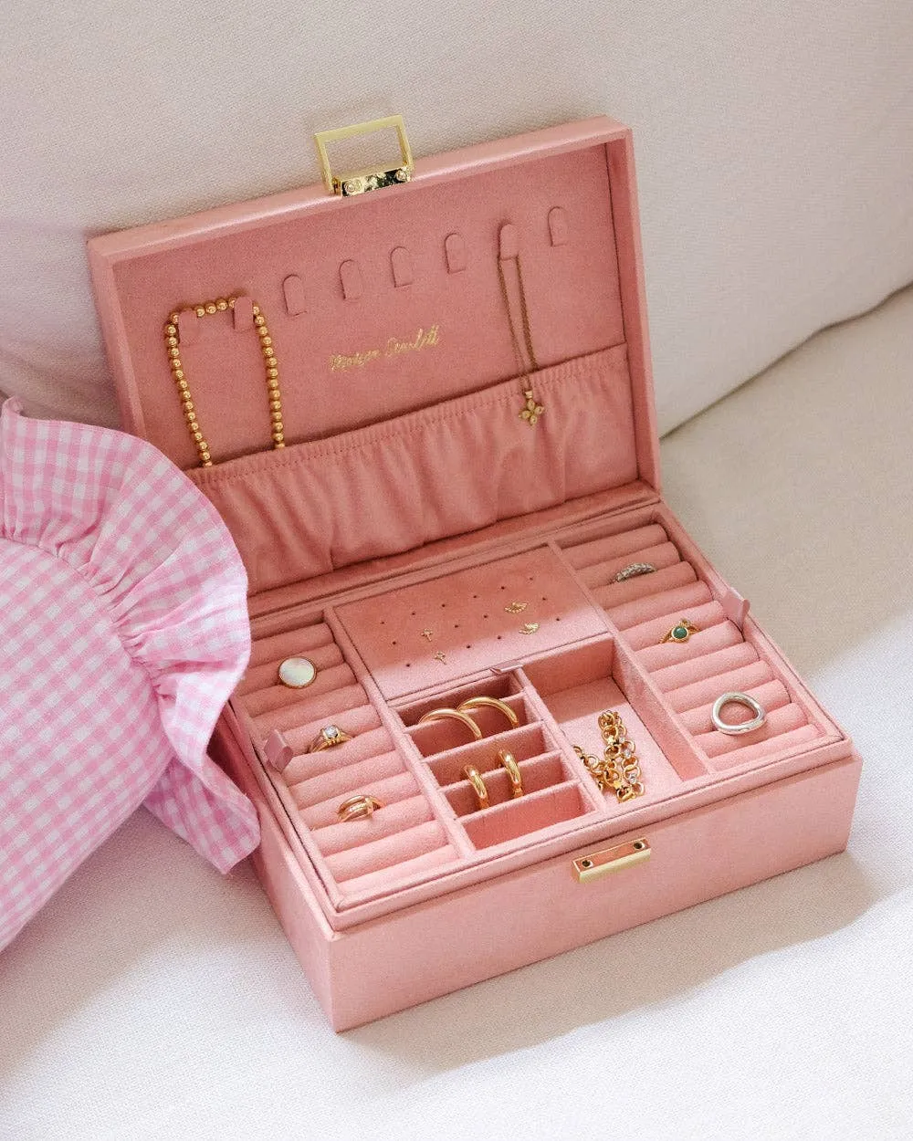 Louise-Velvet Jewelry Box