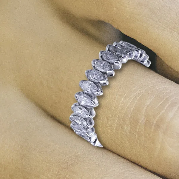 Marquise Diamond Eternity Band