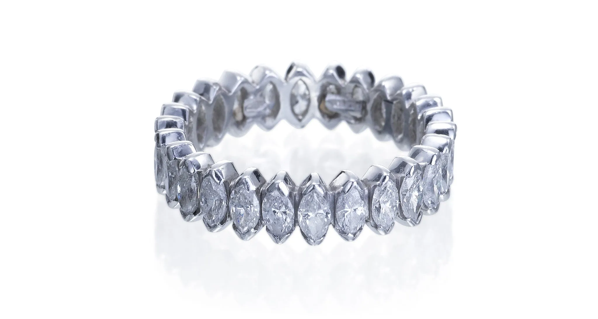 Marquise Diamond Eternity Band