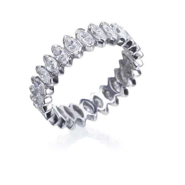 Marquise Diamond Eternity Band