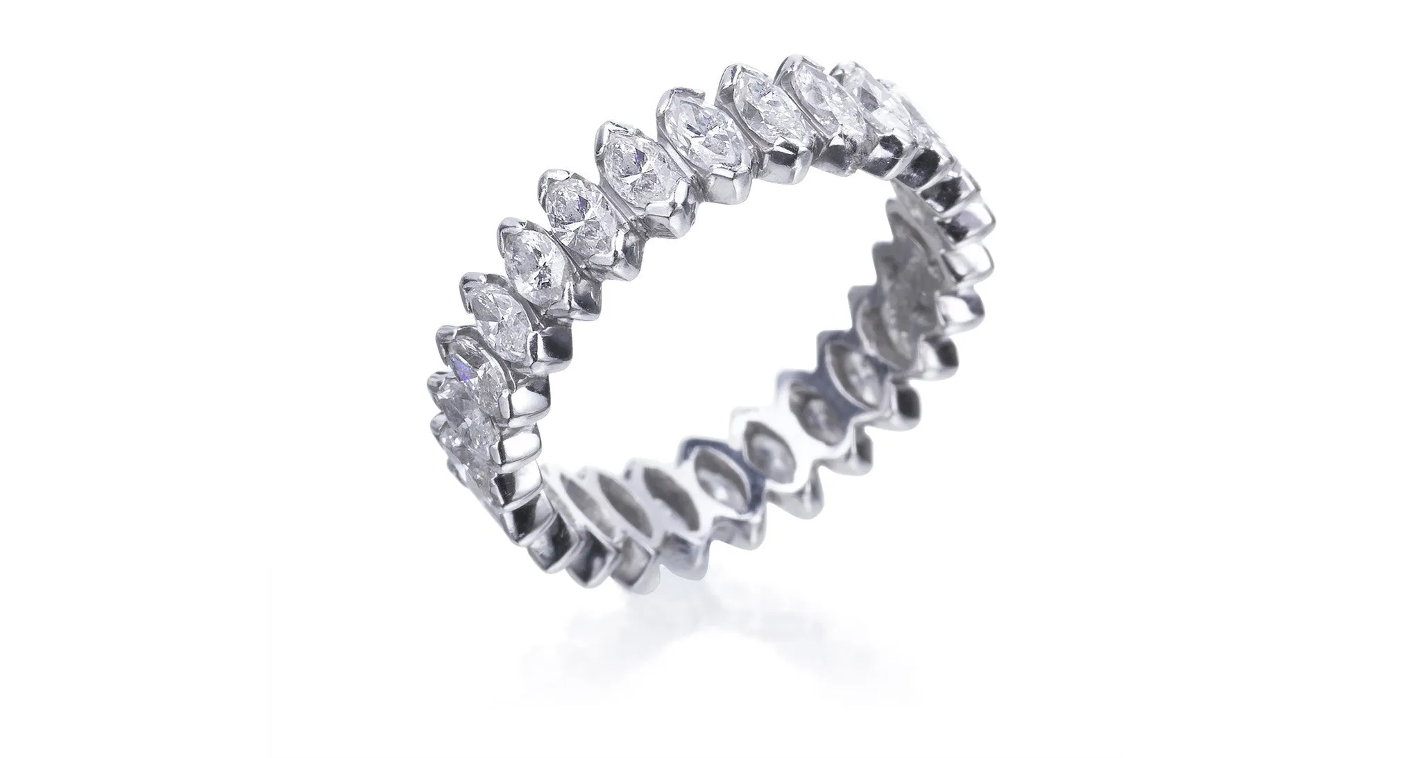 Marquise Diamond Eternity Band