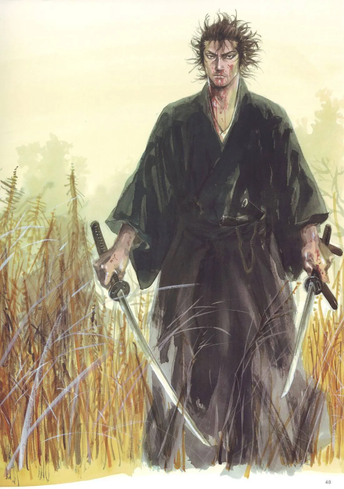 Miyamoto Musashi – Contemporary Painting - Life Size Posters