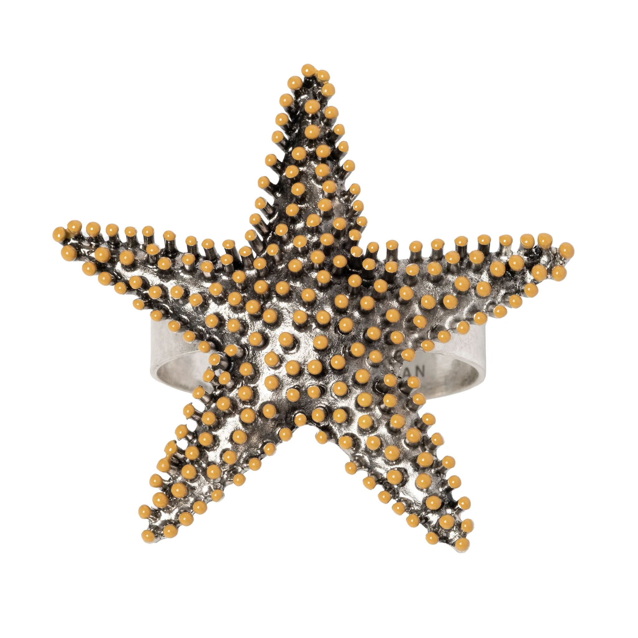 Nantucket Starfish Napkin Rings, Set of Four