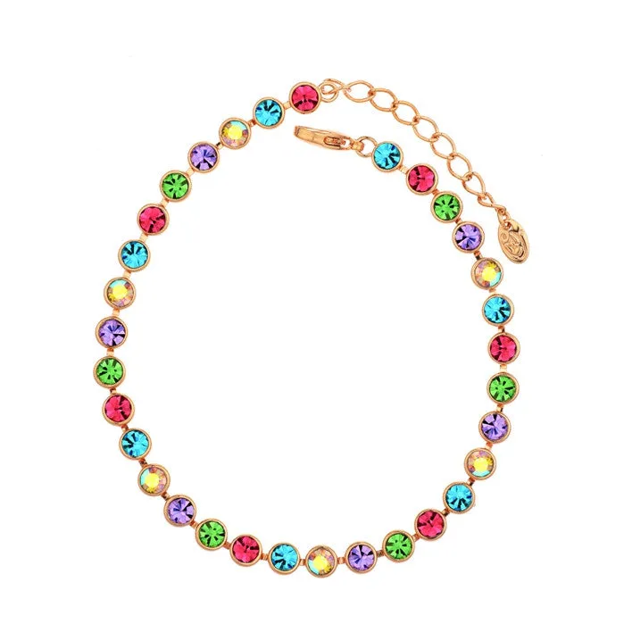 Neoglory Multi Colorful Beads Bangles & Bracelets Fashion Statement Jewelry Brand Girl Mother Gift