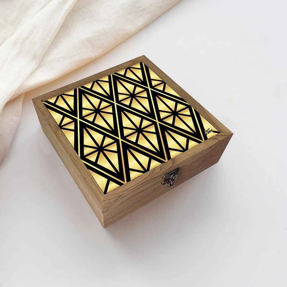 Nutcase Jewellery Box for Women Latest Design fancy - Unique Gifts -Geometric Diamond