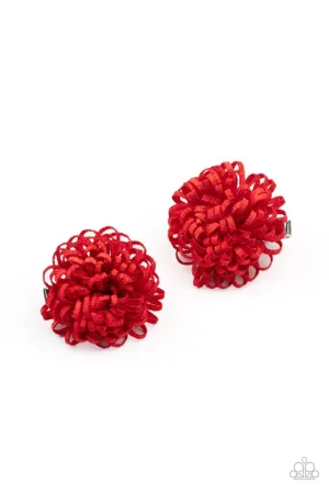 Paparazzi Hair Accessories ~ Pretty in Posy - Red