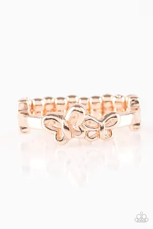 Paparazzi Ring ~ Butterfly Blessing - Rose Gold