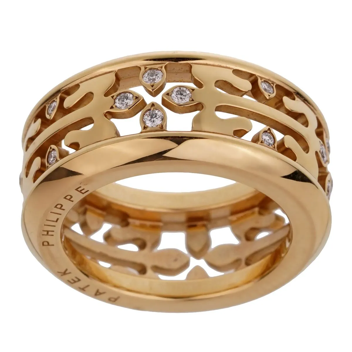 Patek Philippe Calatrava Diamond Rose Gold Ring