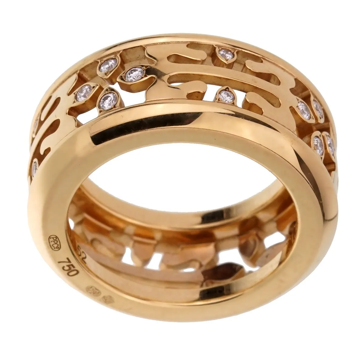 Patek Philippe Calatrava Diamond Rose Gold Ring