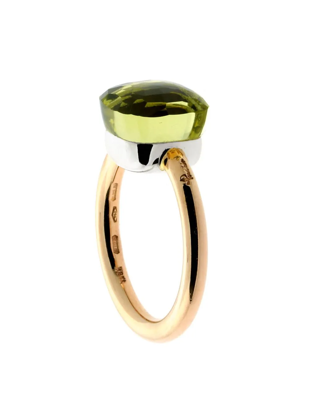 Pomellato Lemon Quartz Rose Gold Ring