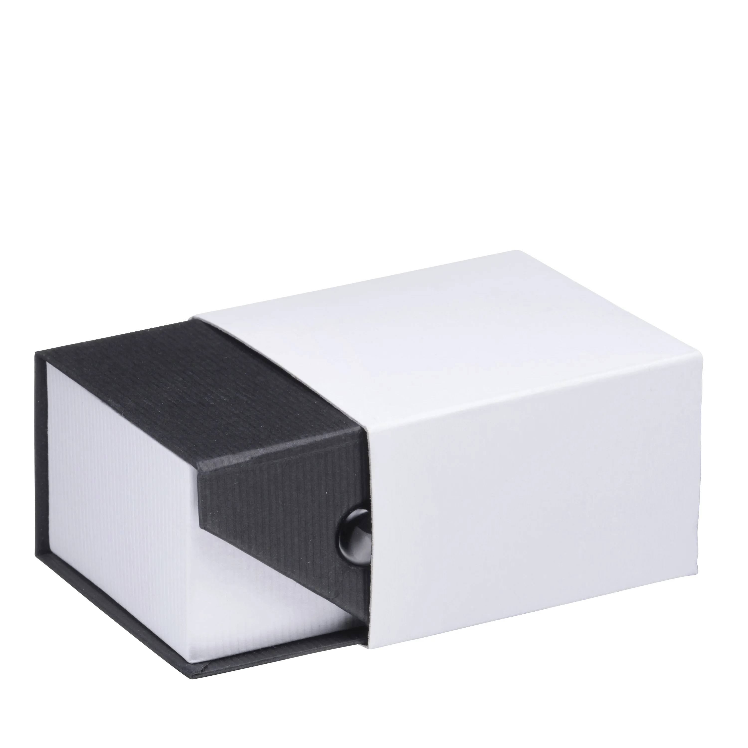 Ribbed Paper Snap T-Style Earring Box, Prim Collection