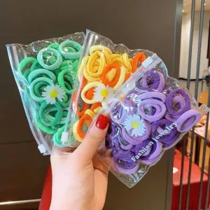 Seamless color gradient Hair ring 50 pcs AC-010012