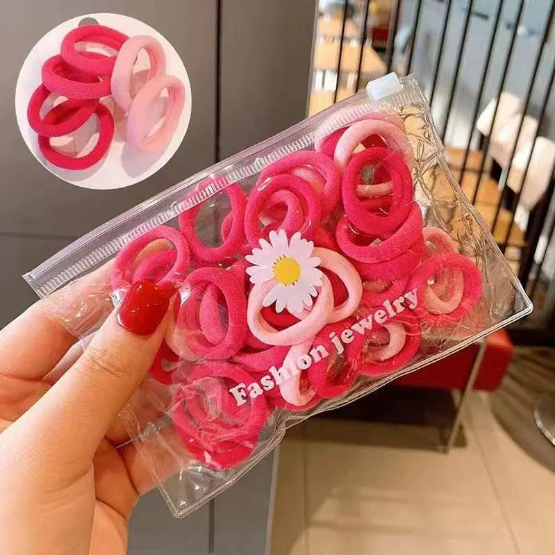 Seamless color gradient Hair ring 50 pcs AC-010012