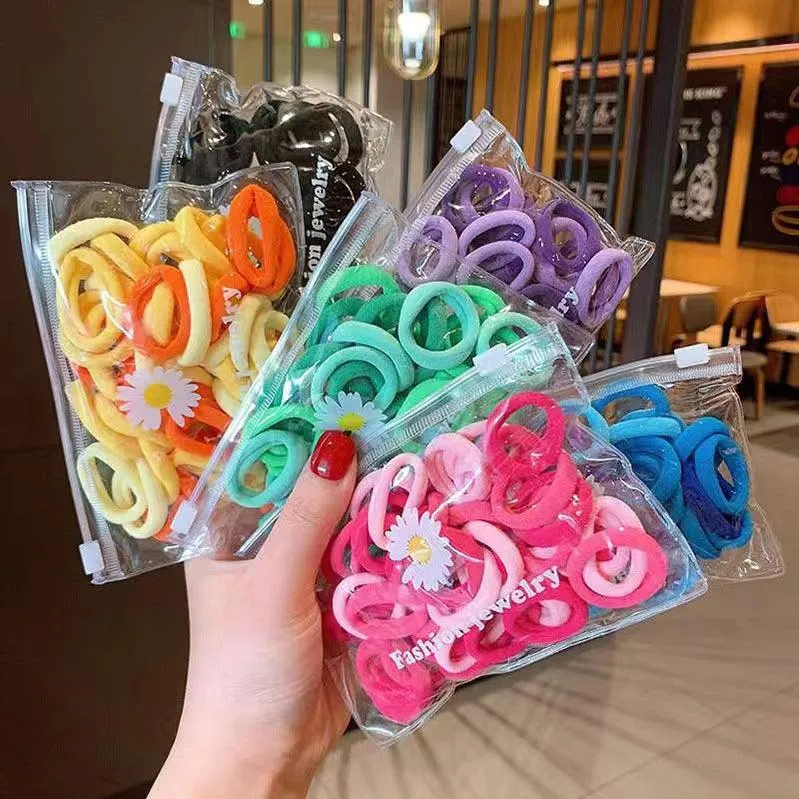 Seamless color gradient Hair ring 50 pcs AC-010012