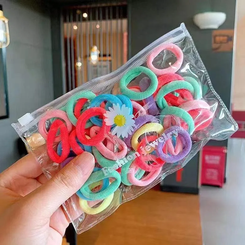 Seamless color gradient Hair ring 50 pcs AC-010012