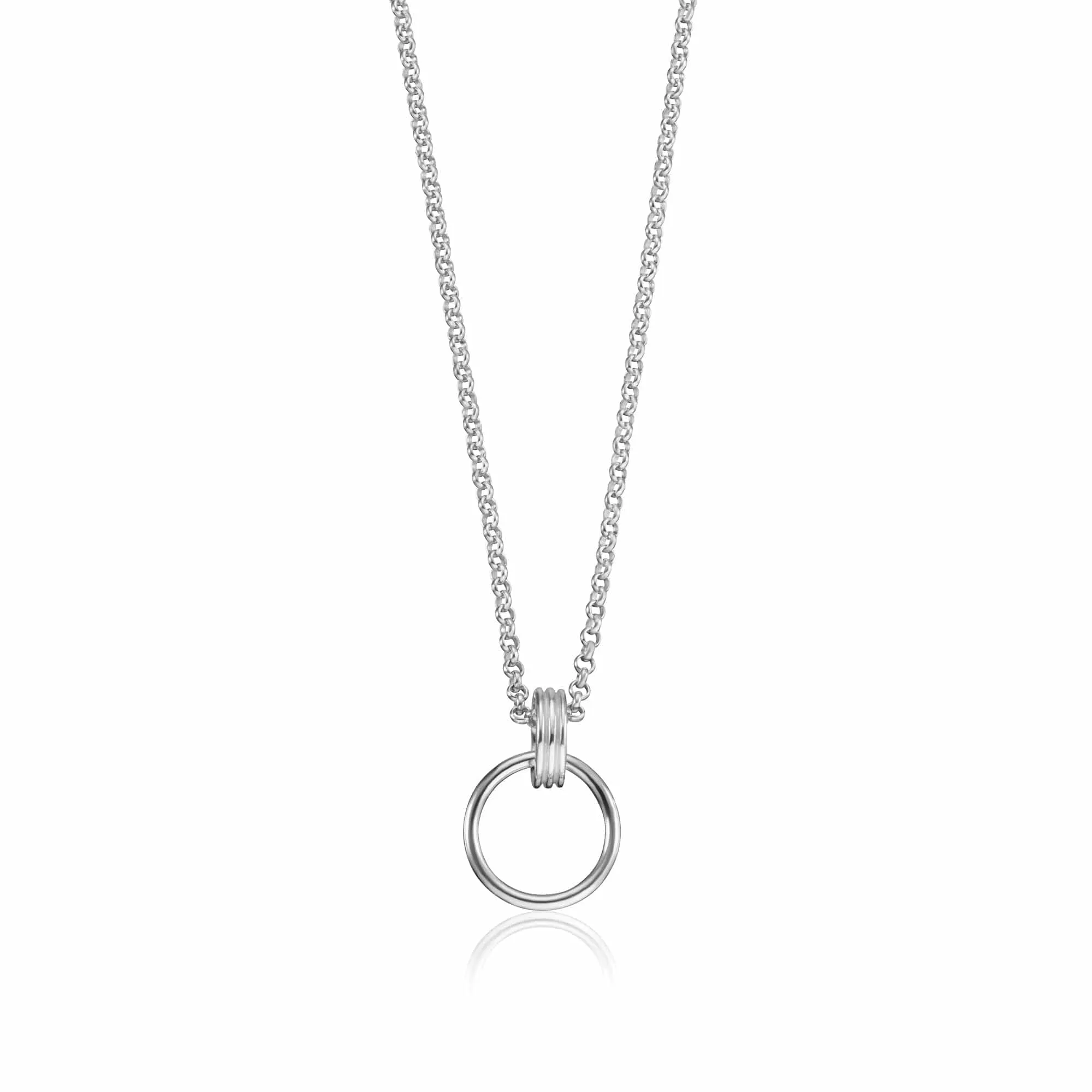 Silver Charm Capture Necklace