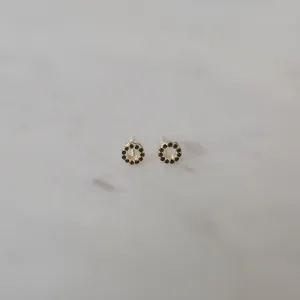 SOPHIE - Sparkle Oh Studs - Gold/Black