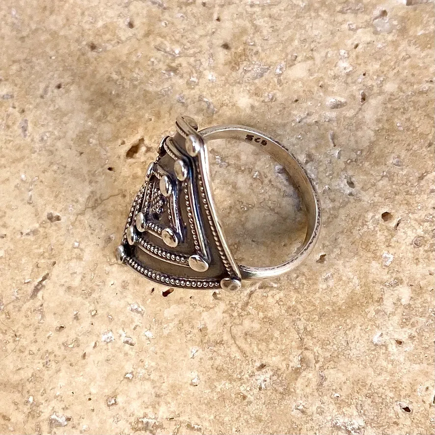 Sterling Silver Ring - Ethnic