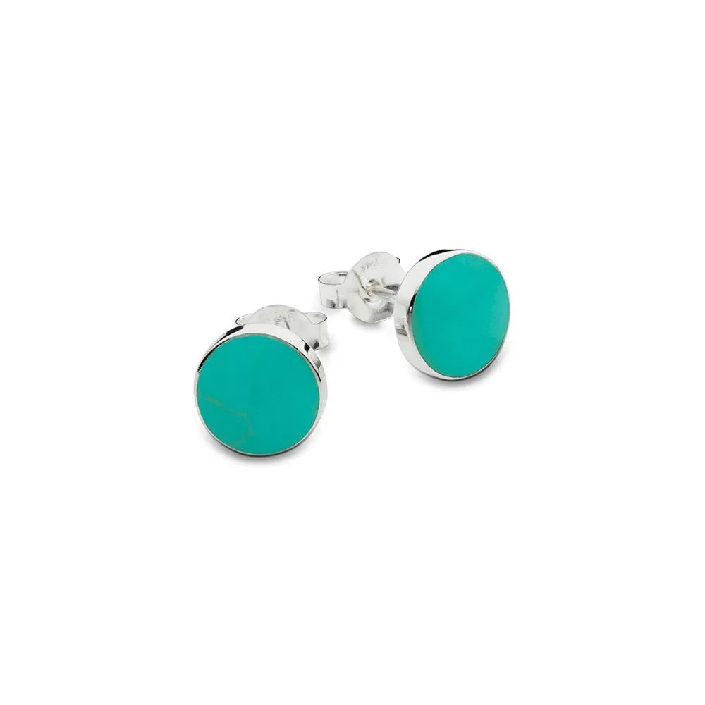 Sterling Silver Studs - Turquoise