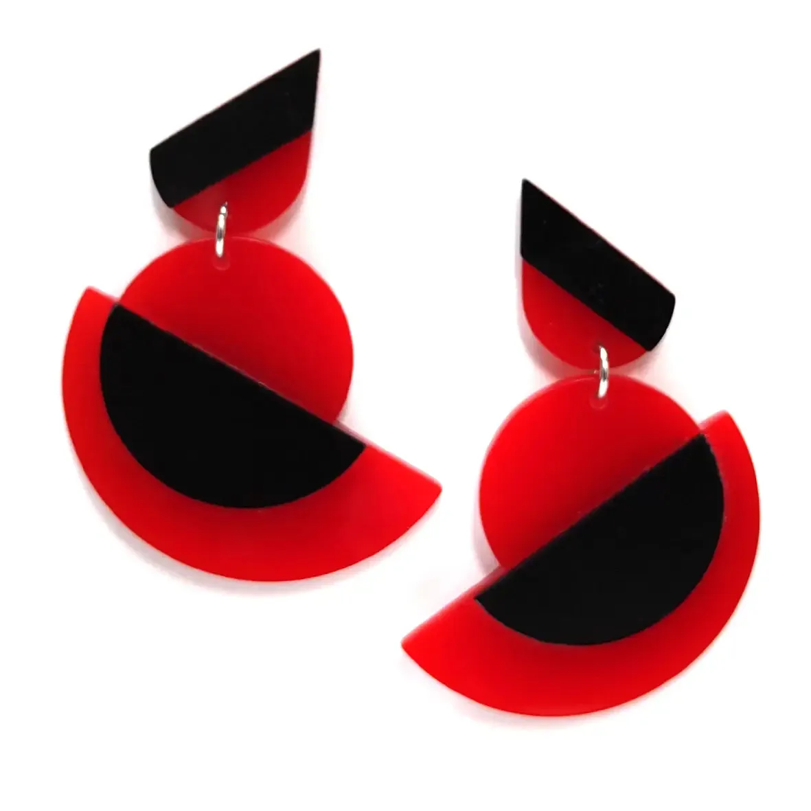 Suzanna Statement Acrylic Earrings in various colours