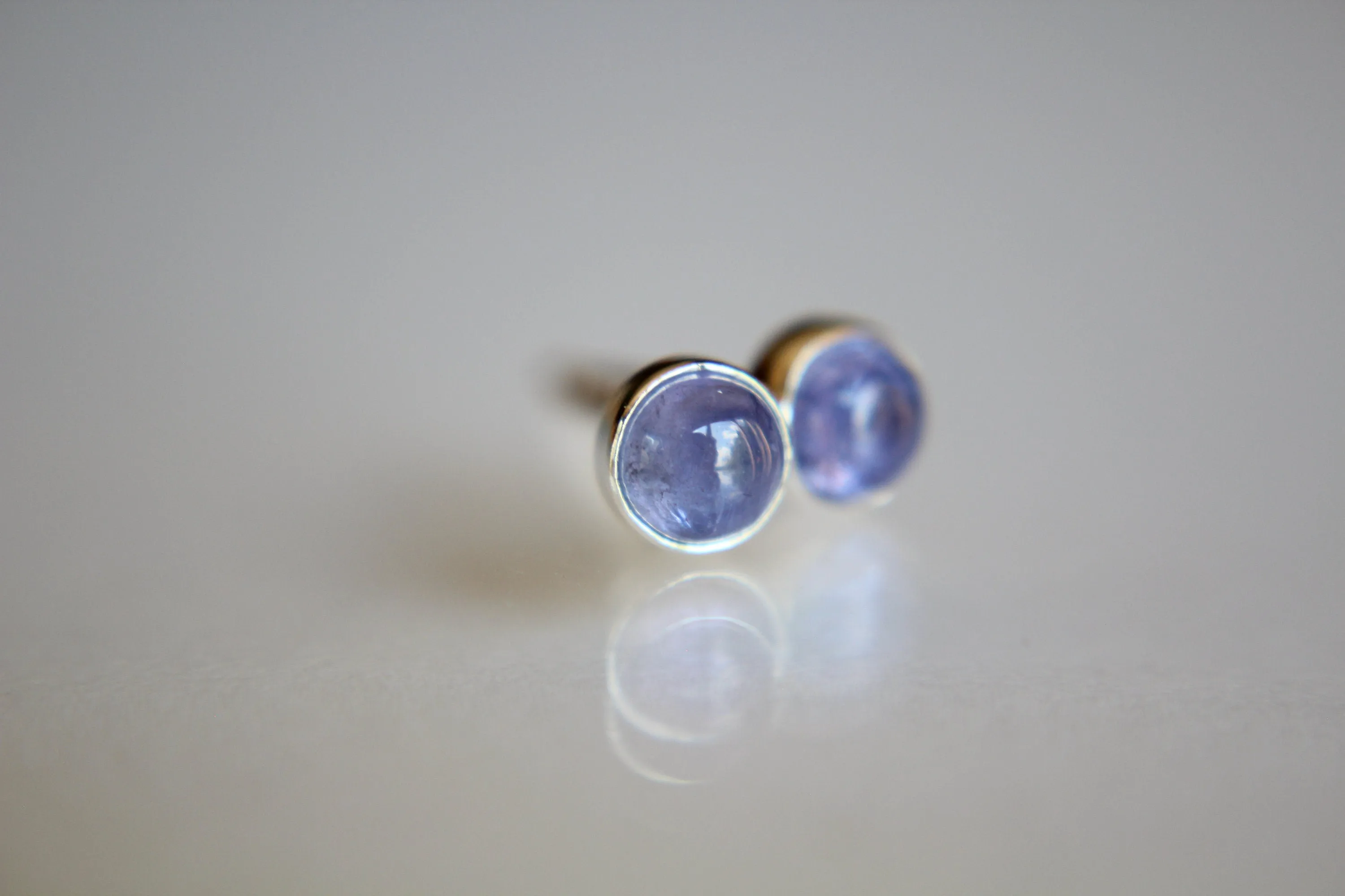 Tanzanite Earrings, Gemstone Earrings, Sterling Earrings, Post Earrings, Tanzanite Post Earrings, Small Earrings, Minimalist Earrings, Gift