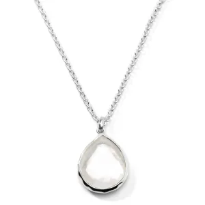 Teardrop Pendant Necklace in Sterling Silver