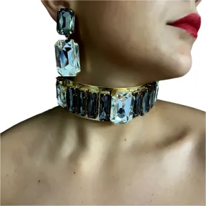 TEEK - Oversize Bold Choker & Earring Set