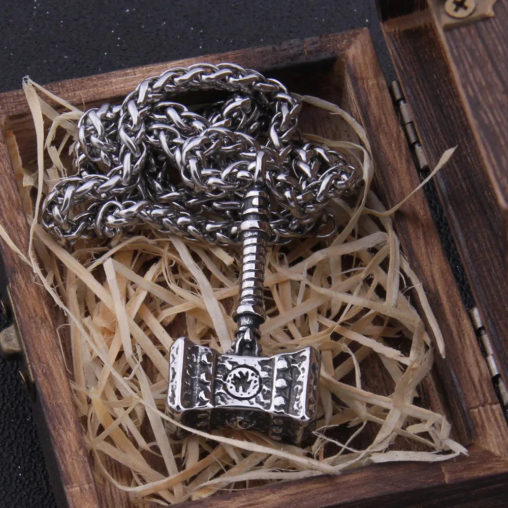 Thor's Viking Mjolnir Necklace