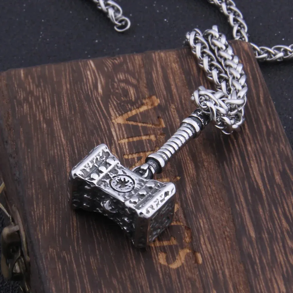 Thor's Viking Mjolnir Necklace