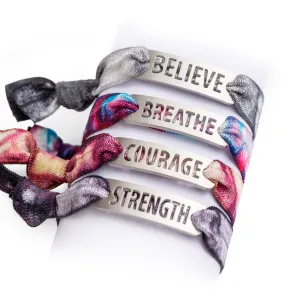 Tie Dye INSPIRATIONAL Stretchy Bracelet