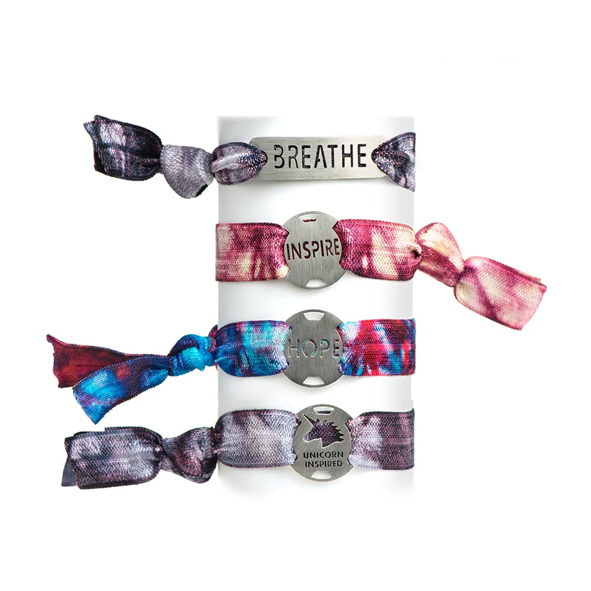 Tie Dye INSPIRATIONAL Stretchy Bracelet