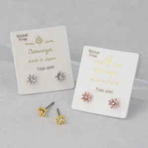 Tiny Flower Studs