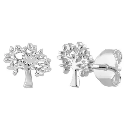 Tree of Life Earrings,Sterling Silver