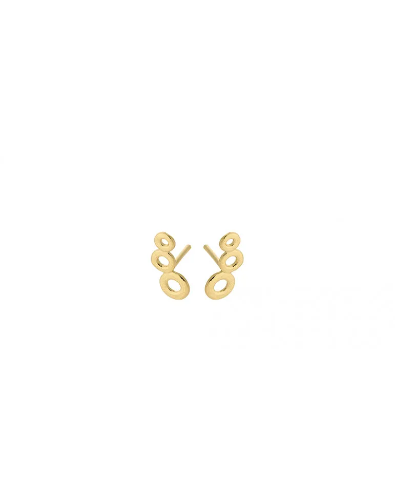 Triple Circle Earsticks GOLD