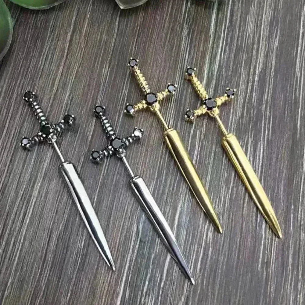 Viking Sword Fashion Earrings