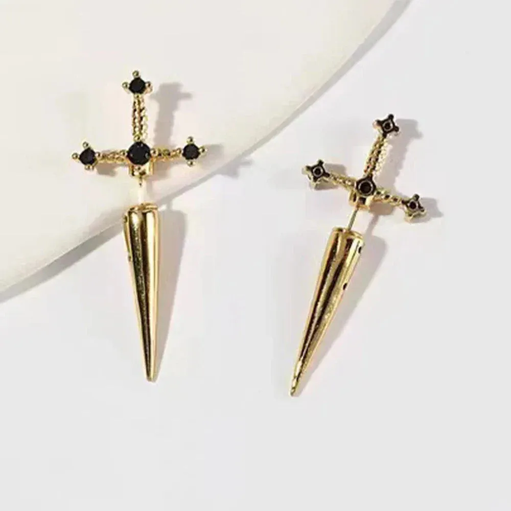 Viking Sword Fashion Earrings