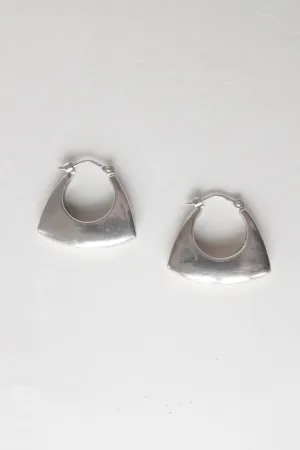 VINTAGE MIDI BOLD SILVER 925 EARRINGS