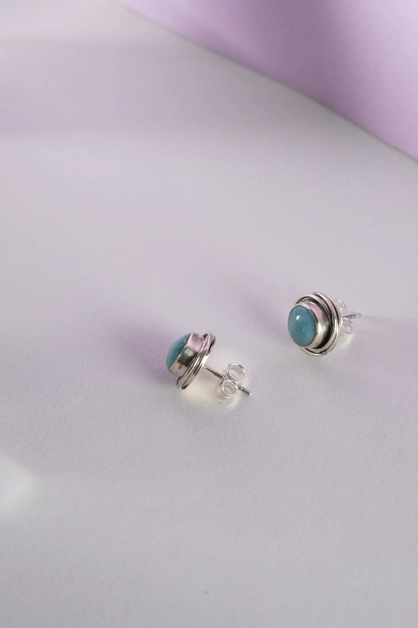 Whirlpool Gemstone Button Studs