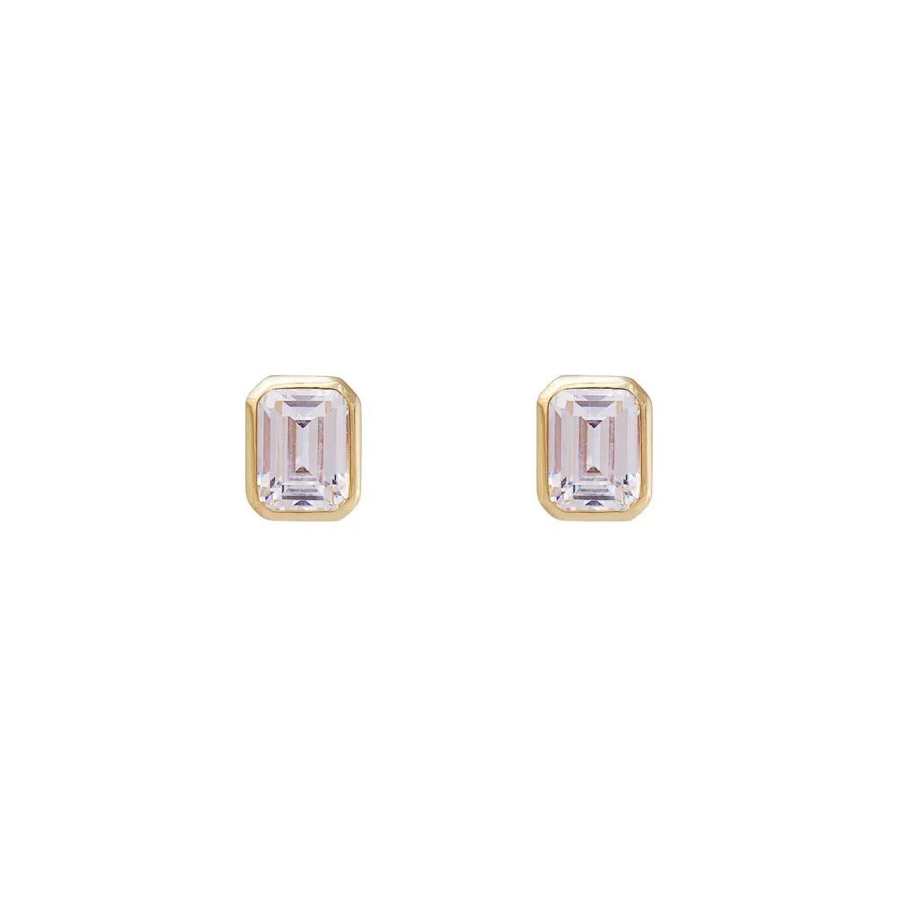 WHITE CRYSTAL COCKTAIL STUDS