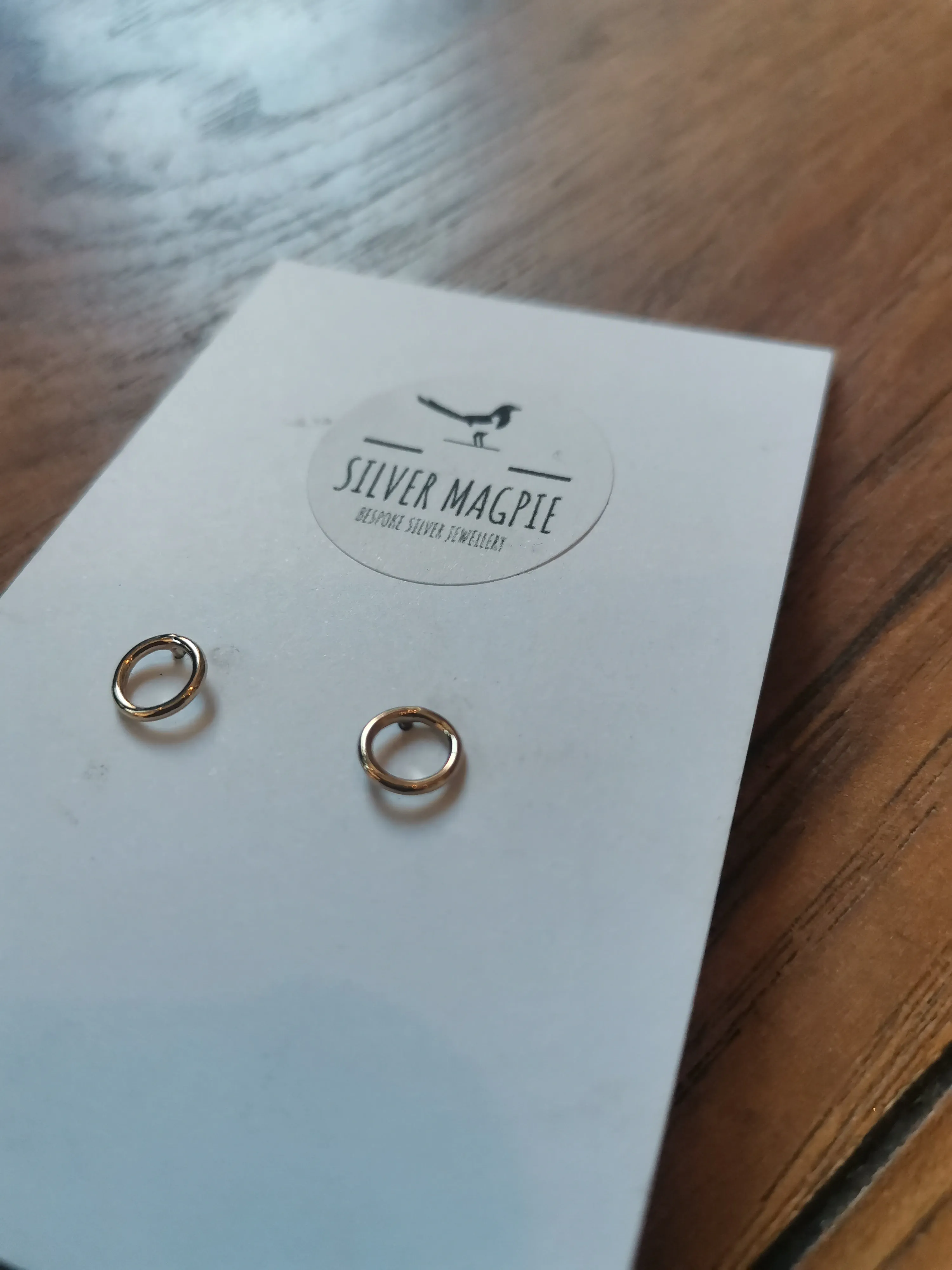 Yellow Gold - 9ct Gold Circular Stud Earrings